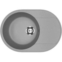 Кухонная мойка Uperwood Econ UPD-107 4910201245 61x47 см, серый матовый
