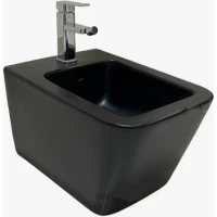 Биде подвесное CeramaLux NS5370-18 черный глянец