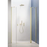 Душевая дверь Radaway Nes Brushed Light Gold DWJS 120 Right 10038120-98-01R 120 см R, профиль светлое золото матовый, стекло прозрачное