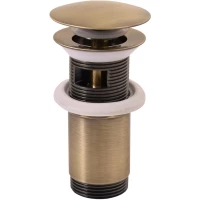 Донный клапан с переливом ClickClack Rav Slezak MD0484SM