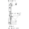 Комплект подвесной унитаз Art&Max Techno AM9310CHR/SC + система инсталляции Geberit 458.124.21.1 - 7