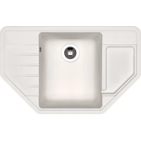 Кухонная мойка Dr.Gans Рио 25.080.C0800.401 80x50 см, белый