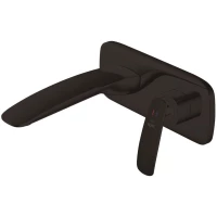 Смеситель для раковины Rose R1141H встраиваемый, черный матовый