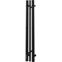 Полотенцесушитель электрический Point Фрея П2 PN20718B 800x130, диммер левый, черный матовый