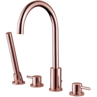 Смеситель на борт ванны Abber Wasser Kreis AF8113RG