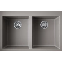 Кухонная мойка Omoikiri Tetogranit Bosen 80-2-GR 4993569 80x53 см, ленинградский серый