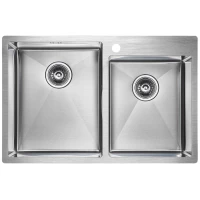 Кухонная мойка Paulmark Helfer нержавеющая сталь PM237851-BS