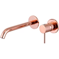 Смеситель для раковины Remer X Style X15PLRL встраиваемый, без донного клапана, медь