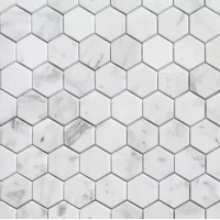 Мозаика Pietrine Hexagonal Dolomiti bianco POL hex 23x40x7