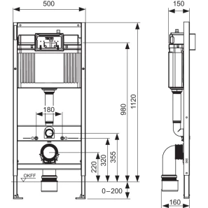 Изображение товара комплект подвесной унитаз + система инсталляции tece tecebase k440407.wc1