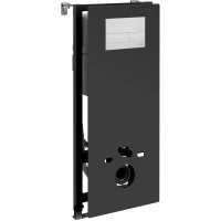 Инсталляция для унитаза WasserKRAFT Abens 20 20TLT.010.ME.BL.WM04 с кнопкой смыва, белый матовый