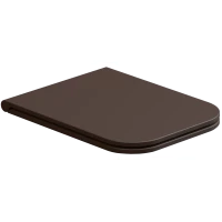 Сиденье для унитаза GSG Brio BRCOPRSLTICR035 с микролифтом, какао матовый