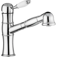 Смеситель для кухни Emmevi Laguna 40065/CR с выдвижным изливом, хром