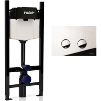 Инсталляция для унитаза Valsir Winner S KIT P4 CR VS0853202 с кнопкой смыва, хром