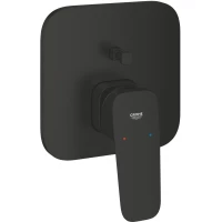 Смеситель для ванны Grohe Cubeo 1017782430 встраиваемый, черный матовый