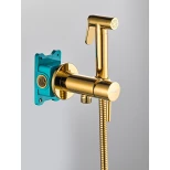 Изображение товара гигиенический душ almaes benito al-859-08 со смесителем, золотой