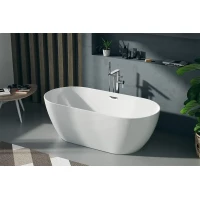 Акриловая ванна Ceruttispa D'Iseo CT7390 170x75 см, отдельностоящая, белый