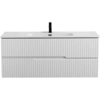 Тумба под раковину Cezares Duet DUET-N-1200-2C-SO-FBS-P 120 см, подвесная, белый ясень матовый