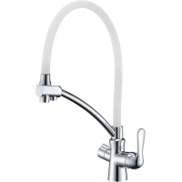 Смеситель для кухни с подключением к фильтру Lemark Comfort LM3070C-White