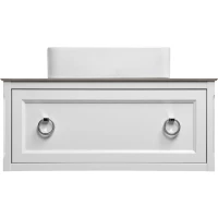 Тумба белый матовый 97 см ASB-Woodline Рома 4607947231984