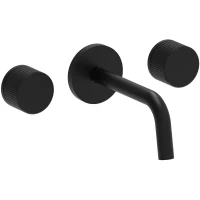 Смеситель для раковины Paffoni Jo JO008NO встраиваемый, без донного клапана, черный матовый