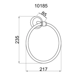 Изображение товара кольцо для полотенец boheme vogue 10185