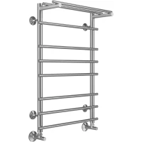 Полотенцесушитель водяной Terminus Ватра с полкой П8 4670078529503 800x560, хром