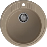 Кухонная мойка GranFest Rondo 520 52x52 см, песочный