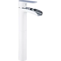 Смеситель для раковины Gappo G1048-31 хром/белый