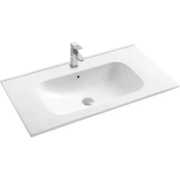 Раковина Art&Max Torino AM7110-100 102x47 см, накладная, белый