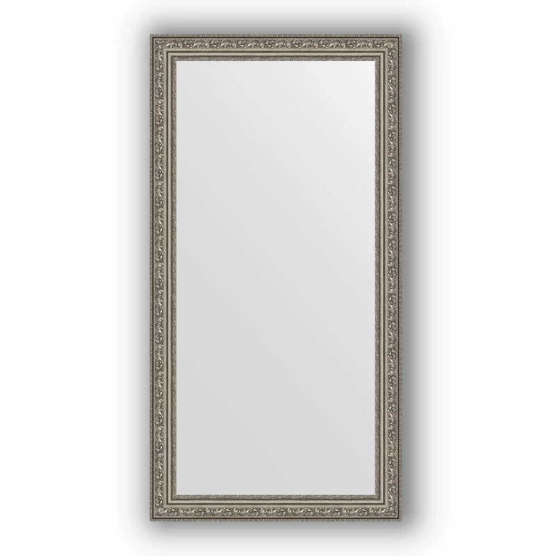 Зеркало 54x104 см виньетка состаренное серебро Evoform Definite BY 3072