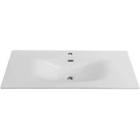 Раковина BelBagno BB-8099-3-100 101x40 см, накладная, белый