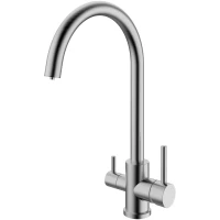 Смеситель для кухни Rush SUS9035-37 с подключением к фильтру, сатин