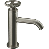 Смеситель для раковины Remer Chrono CH12XV без донного клапана, нержавеющая сталь