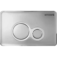 Кнопка смыва Bettoserb Duo 40006465 для инсталляции, хром/матовый хром/хром
