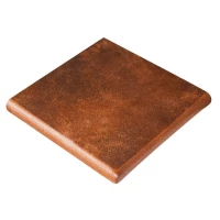 Ступень угловая Клинкер Gres Aragon Esquina Redonda Mytho Rubino 33х33