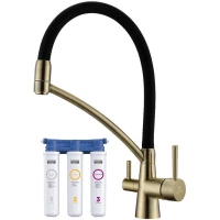 Смеситель для кухни с фильтром Paulmark Siegen Si213111-BR + H851P00