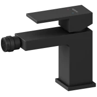 Смеситель для биде Aquatek Либра AQ1618MB без донного клапана, черный матовый