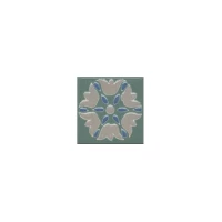 Вставка Kerama Marazzi Анвер 8 зеленый 4,85x4,85x6,9 OS\B178\21052