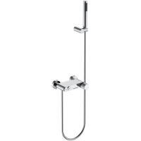 Смеситель для ванны Boheme Stick Spirale 123-CRCR.4 с душевым гарнитуром, хром