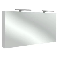 Зеркальный шкаф белый блестящий 120x65 см Jacob Delafon Odeon Up EB798RU-G1C