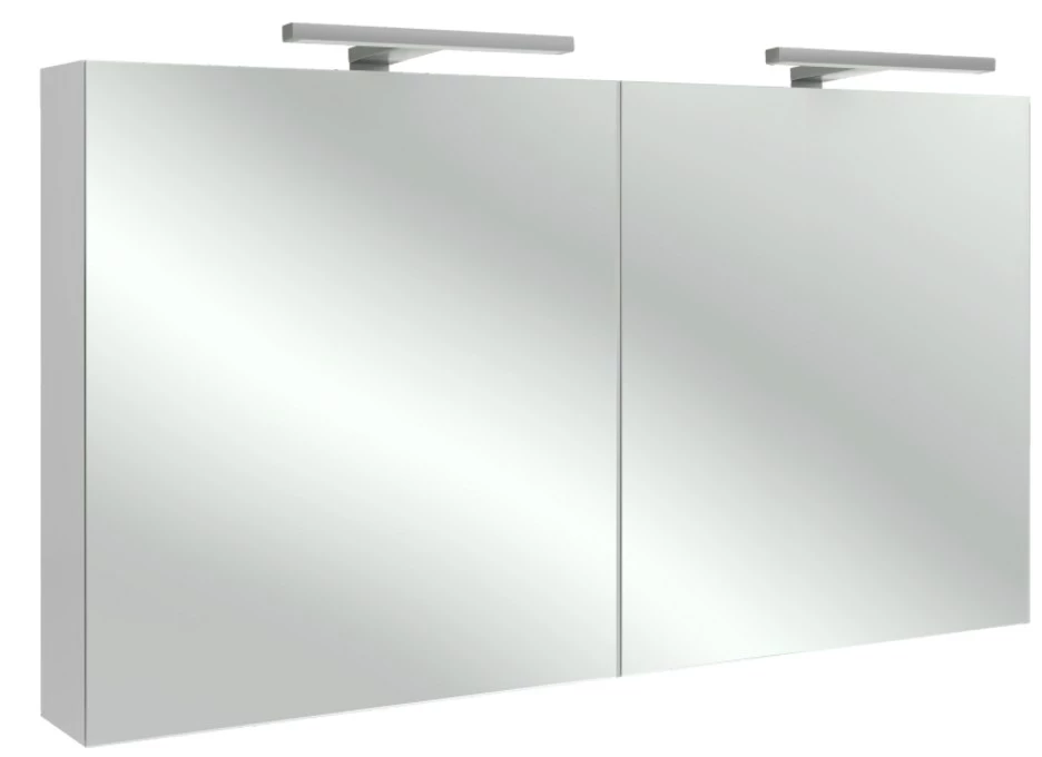 Зеркальный шкаф белый блестящий 120x65 см Jacob Delafon Odeon Up EB798RU-G1C