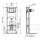 Комплект подвесной унитаз K881201 + система инсталляции R020467 Ideal Standard Prosys Eurovit K881201PT15 - 5