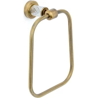 Полотенцедержатель кольцо Boheme Murano Cristal 10905-CRST-BR бронза