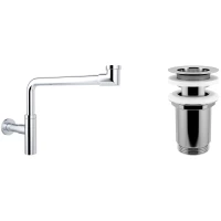 Сифон для раковины Wellsee Drainage System 182124000 + 182144000