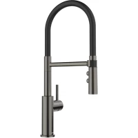 Смеситель для кухни Blanco Catris-S Flexo 527731 с гибким изливом, темная сталь