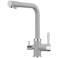 Смеситель для кухни с подключением к фильтру Granula 2015, АЛЮМИНИУМ