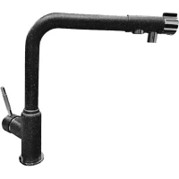 Смеситель для кухни GranFest 7671 с подключением к фильтру, графит