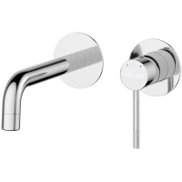 Смеситель для раковины Cezares Relax RELAX-BLI2-1-01-W0 встраиваемый, без донного клапана, хром