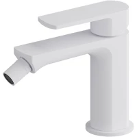 Смеситель для биде Newform Haka 72027.01.014 без донного клапана, белый матовый